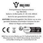 Ensemble de brochettes pour barbecue, pour barbecue à charbon de Ø 57 cm, 7 brochettes en acier inoxydable