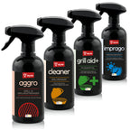 Kit d'entretien complet, 4 pièces : nettoyant, spray d'entretien et imperméabilisant