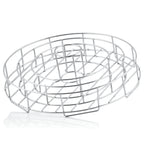Support 3 en 1 pour côtes levées et cuisses de poulet, en acier inoxydable, avec bac récupérateur de jus
