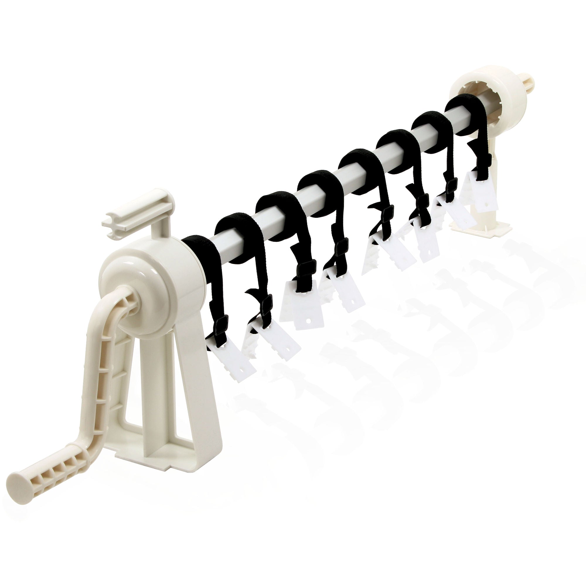 Système enroulable en plastique pour bâches de 1 à 6 m