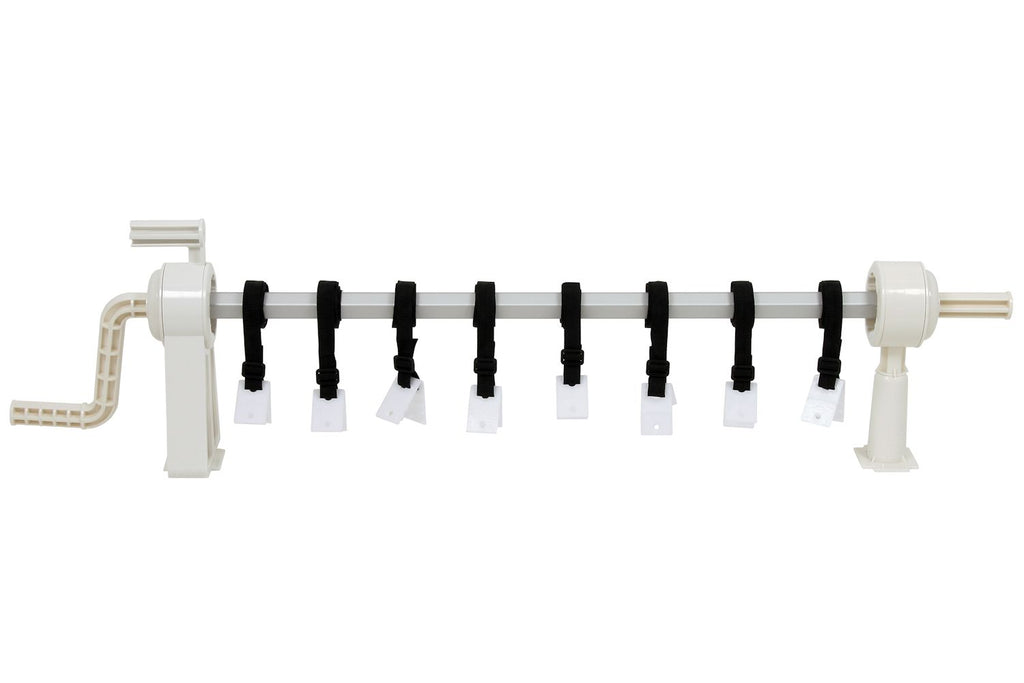 Système enroulable en plastique pour bâches de 1 à 6 m