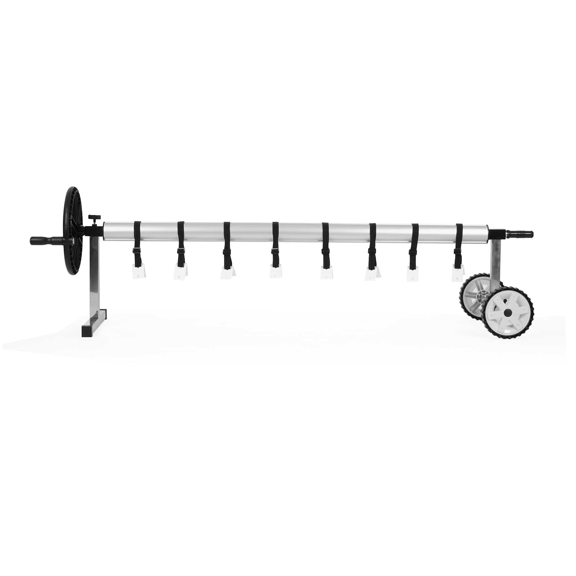 Aufrollsystem, Edelstahl, fahrbar, für Abdeckungen