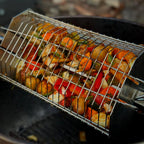 Grill carousel for rotisserie spits, stainless steel, universal