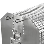 Grill carousel for rotisserie spits, stainless steel, universal