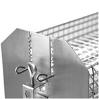 Grill carousel for rotisserie spits, stainless steel, universal