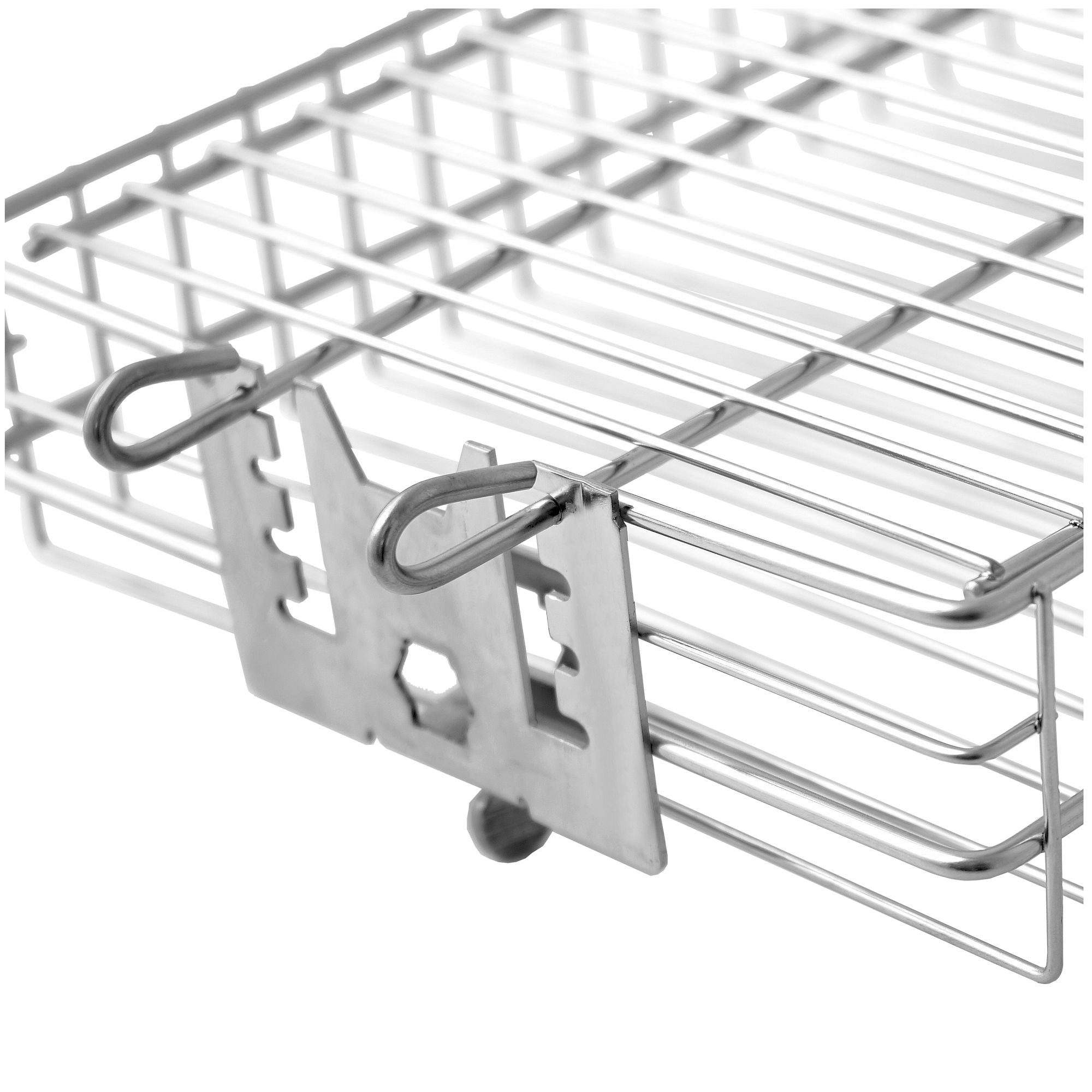 Gril rôtissoire pour brochettes, panier de cuisson plat, hauteur réglable