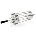 Carrousel pour broche à rôtisserie, acier inoxydable, 45 x Ø 16 cm