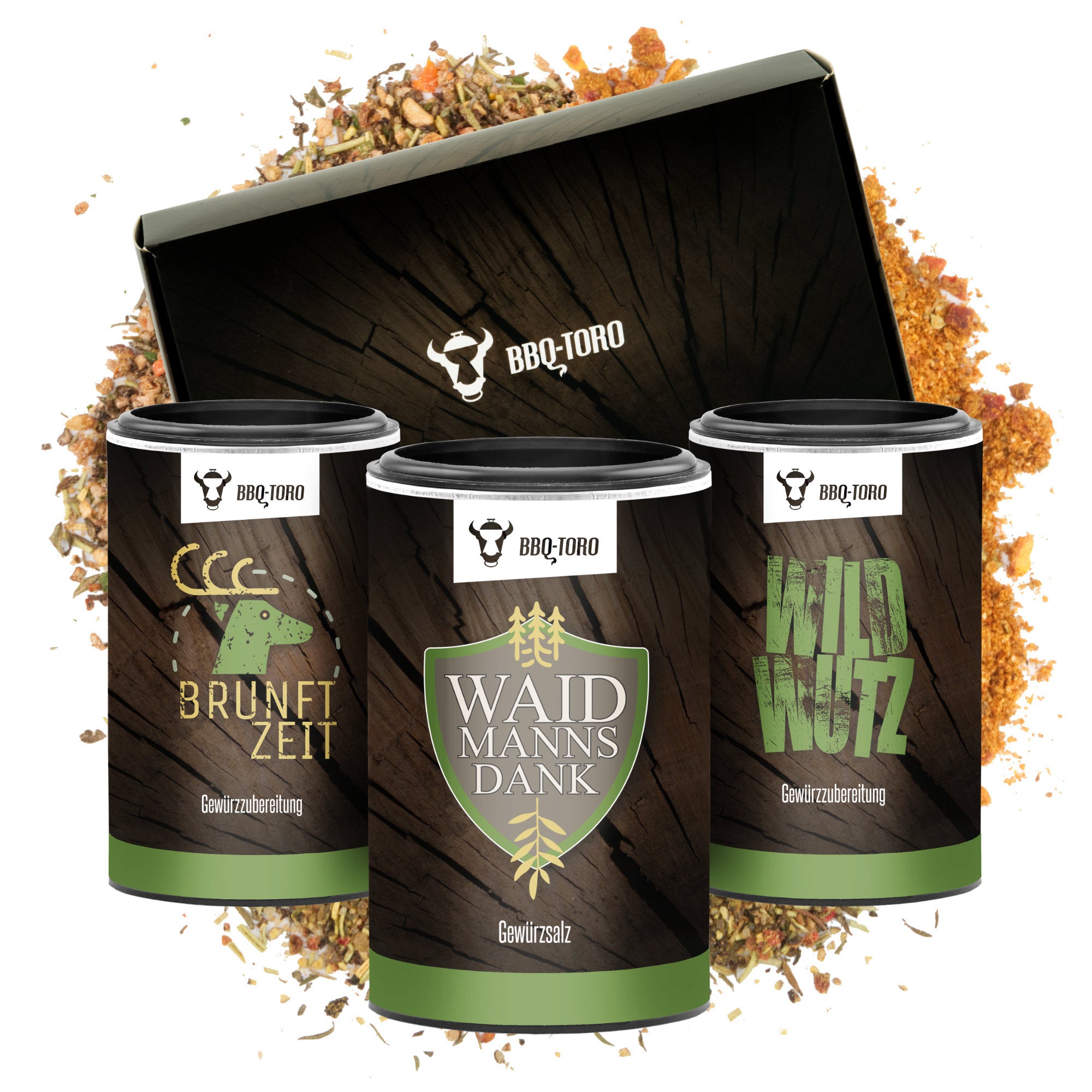 Spice set of 3 "Bock auf Wild" (Craving Game), 340g, for game dishes