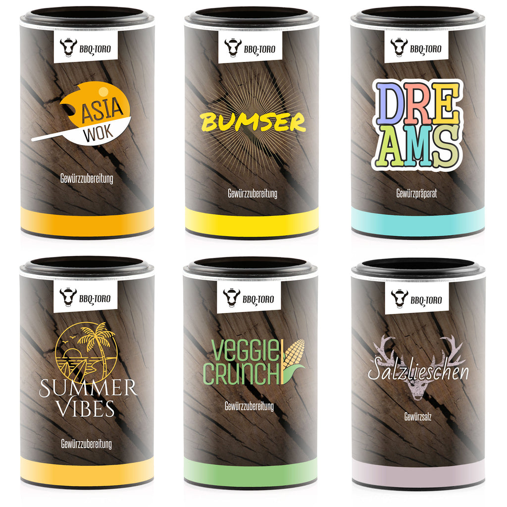 Spice Set "Vegetable Party", 610g, Vegetable All-Rounder Mixes