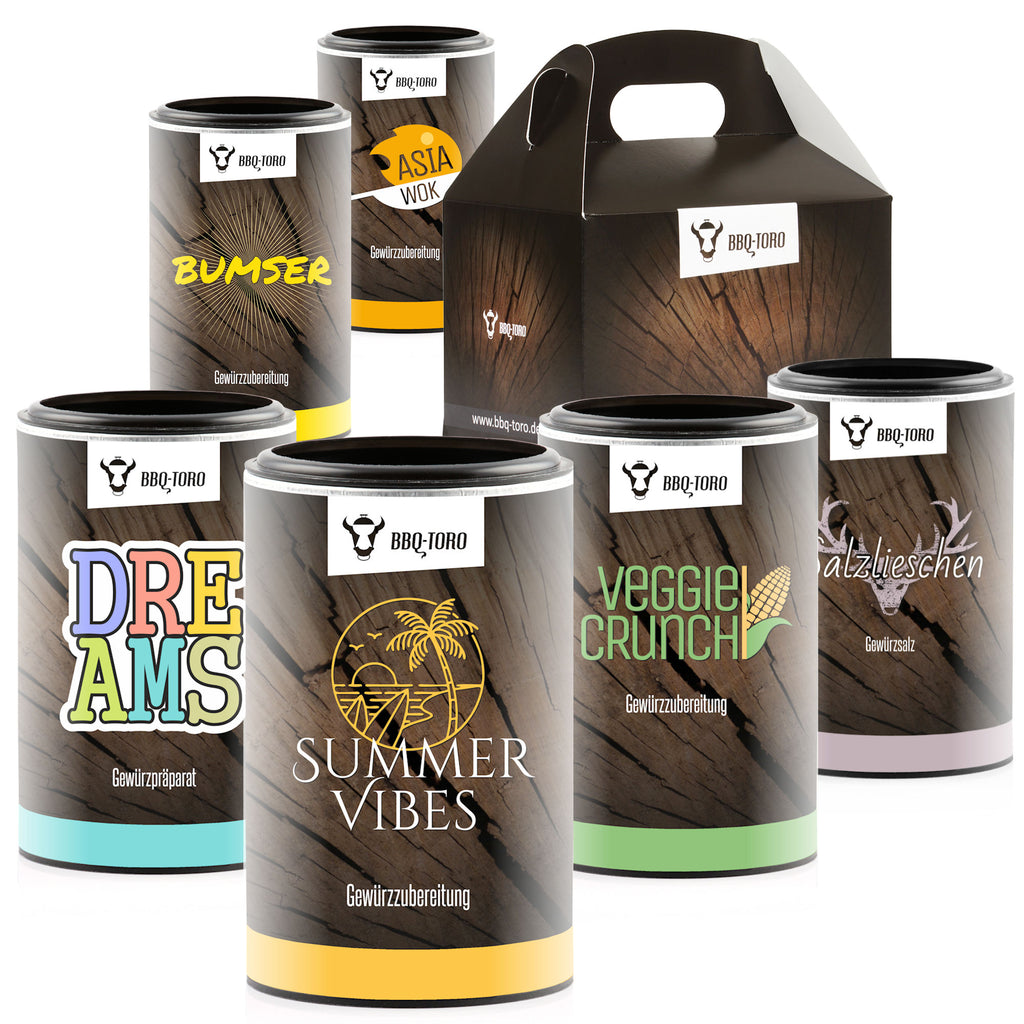 Spice Set "Vegetable Party", 610g, Vegetable All-Rounder Mixes