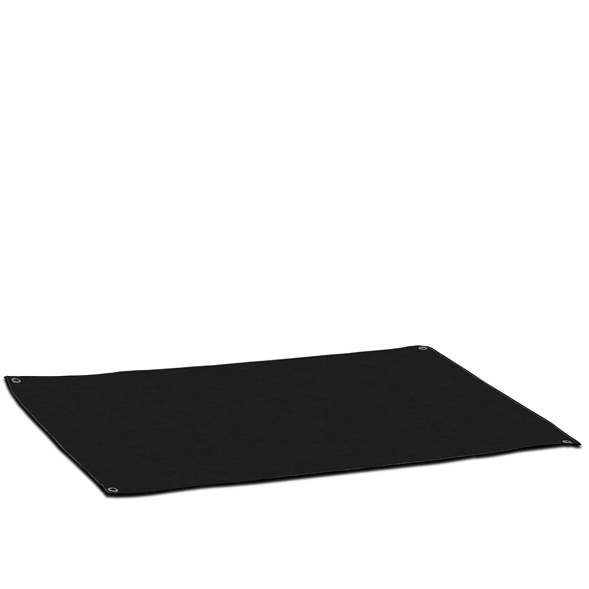 Funkenschutz-Matte für Zeltofen, 98 x 76 cm, schwarz
