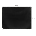 Tapis pare-étincelles pour poêle de tente, 98 x 76 cm, noir