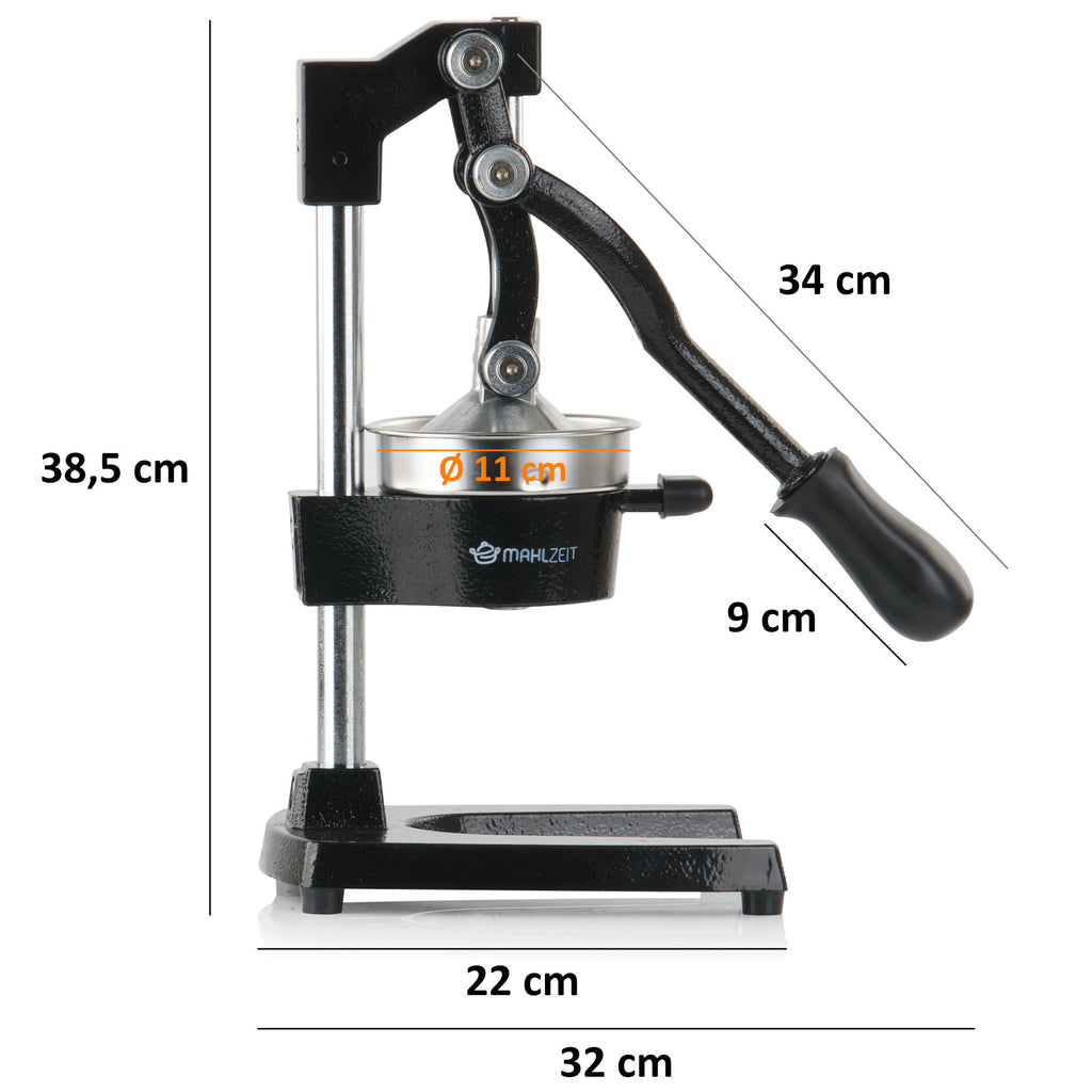 Extracteur de jus « MARBELLA », acier inoxydable, noir