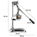 Extracteur de jus « CORDOBA », acier inoxydable, argent