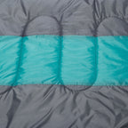 Sac de couchage couverture, 220 x 85 cm, gris/pétrole