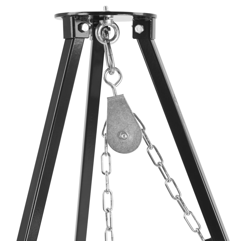 Tripod grill, 110 - 175 cm, black, incl. grill grate