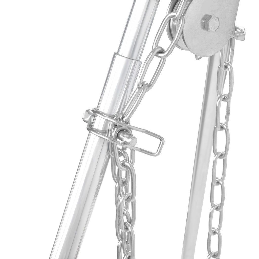 Dreibein Grill mit Tragetasche, 119 - 184 cm
