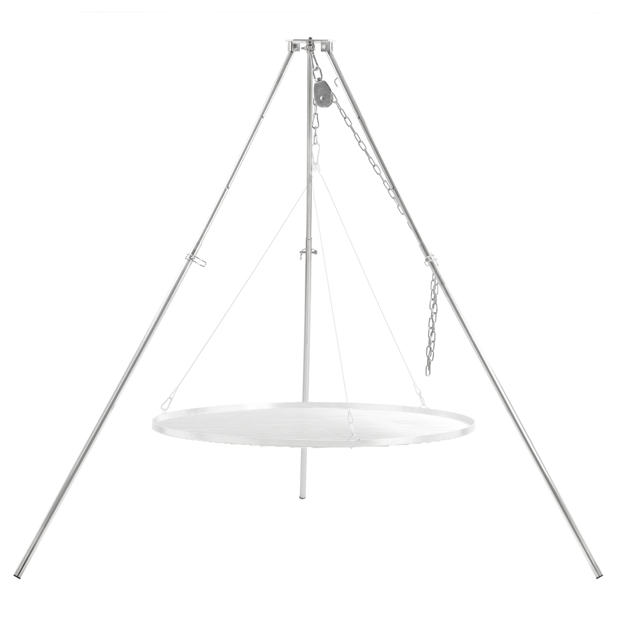 Dreibein Grill mit Tragetasche, 119 - 184 cm