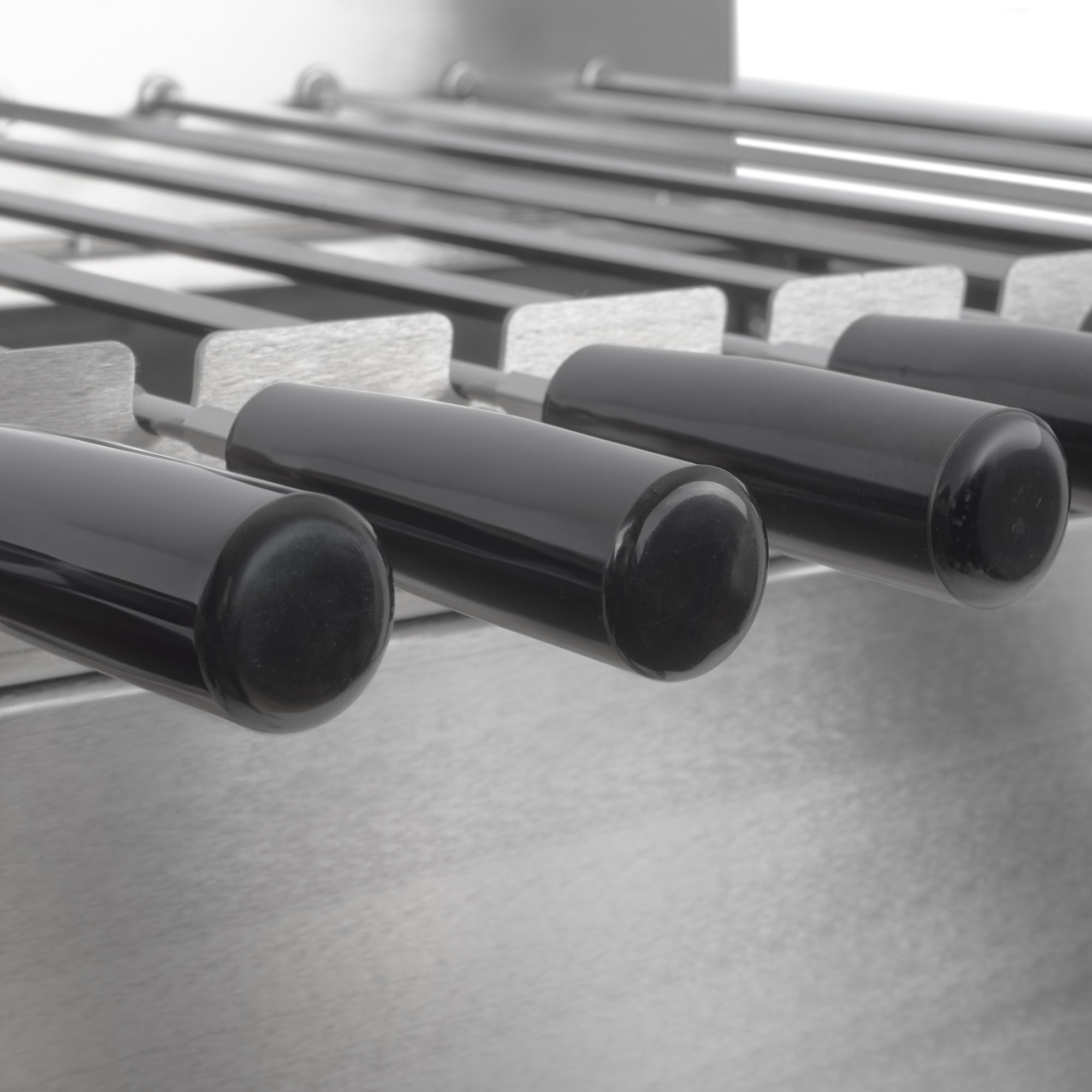 Barbecue au charbon de bois avec rôtissoire, 11 brochettes, acier inoxydable, moteur inclus.