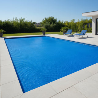 Solar pool cover, rectangular, 6 x 4 m, blue, 400µ