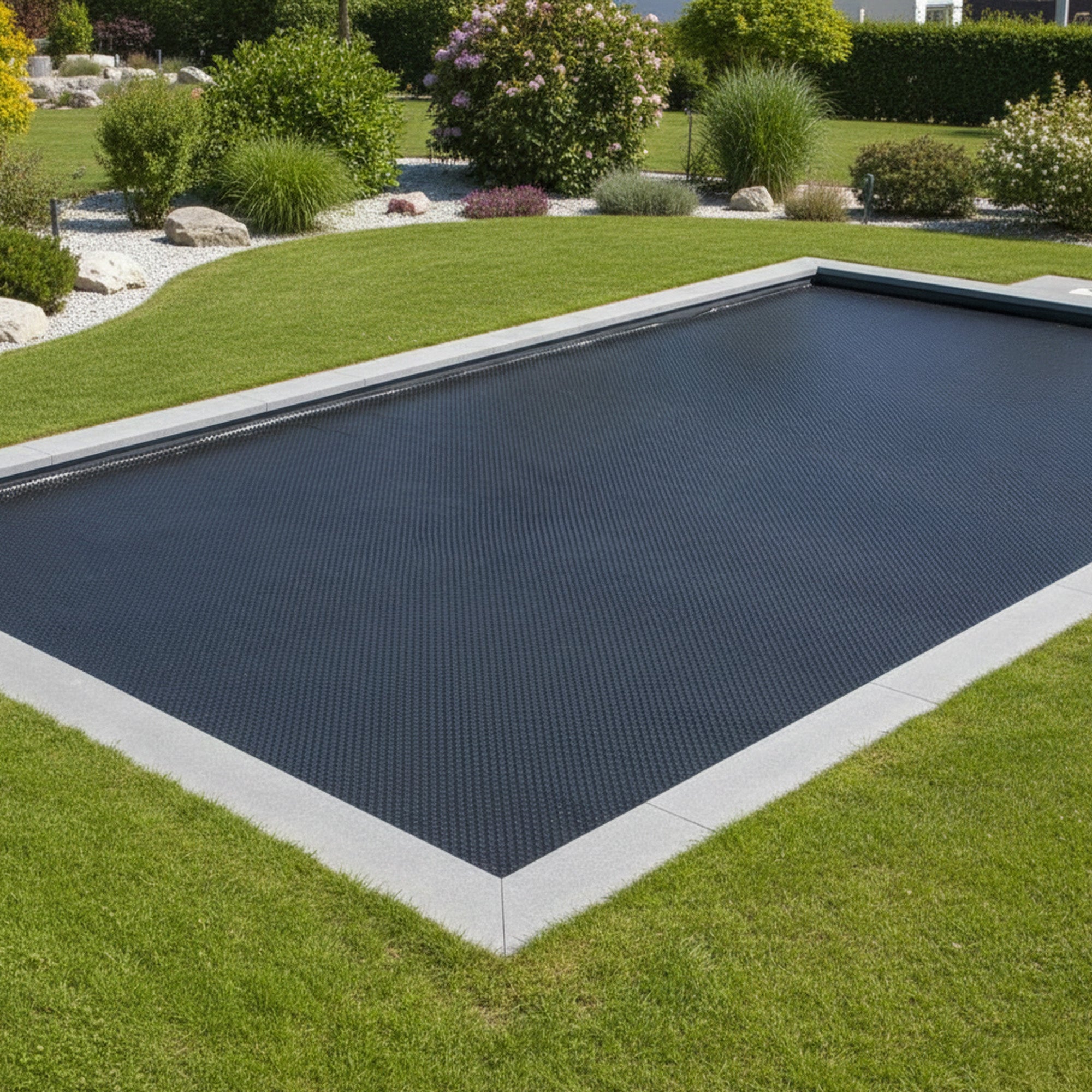 Couverture solaire pour piscine, rectangulaire, 8 x 5 m, 400 µ