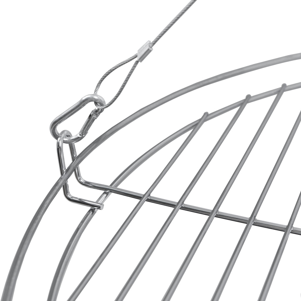 Schwenkgrill mit Grillrost Ø 61cm, Schwarz