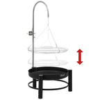 Schwenkgrill mit Grillrost Ø 61cm, Schwarz