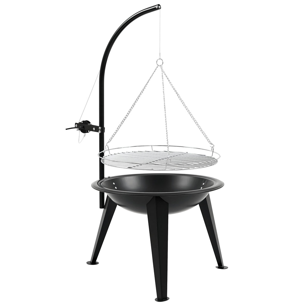 Gril pivotant, avec grille de Ø 55 cm