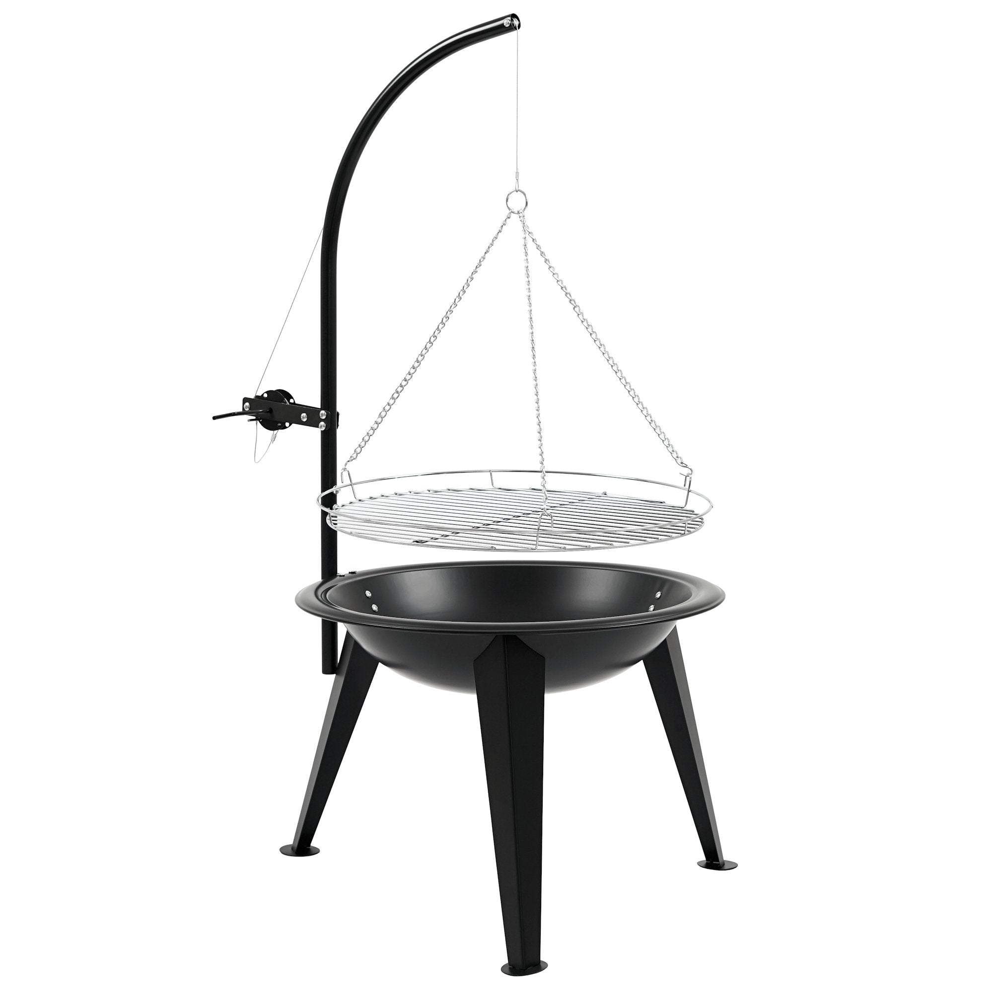 Gril pivotant, avec grille de Ø 55 cm