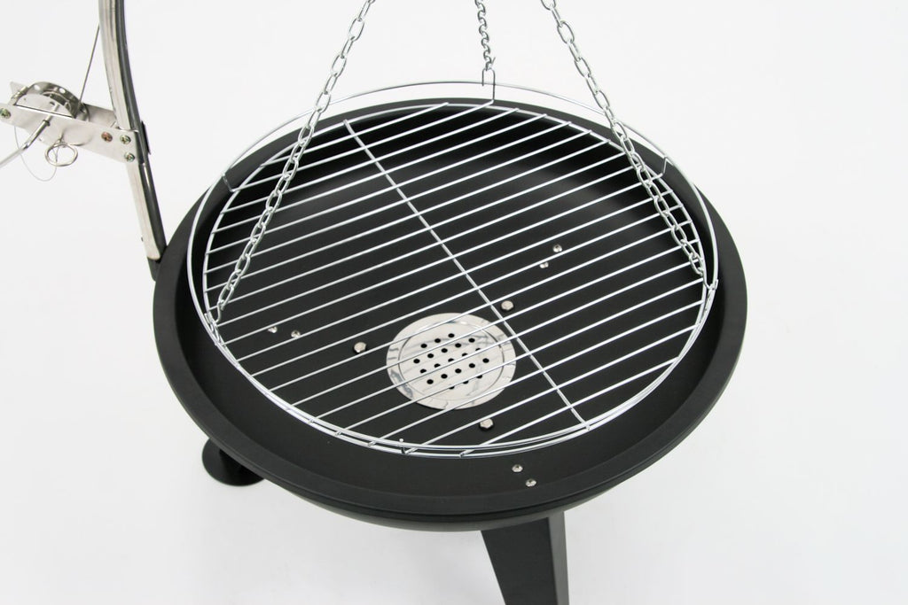 Gril pivotant, avec grille de Ø 64 cm