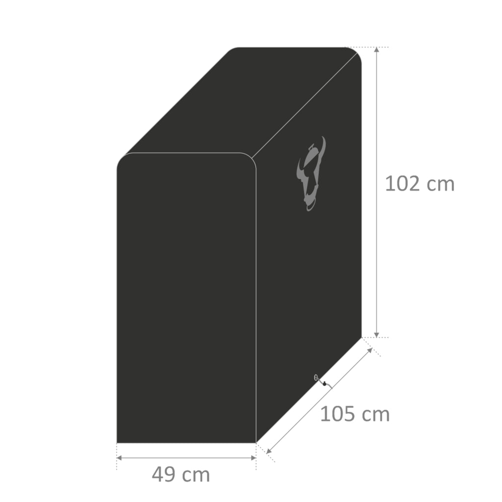Housse de barbecue, 105 x 102 x 49 cm 