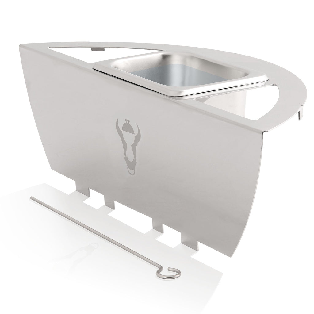 "Midland" smoking insert, for Ø 57 cm kettle grill, stainless steel
