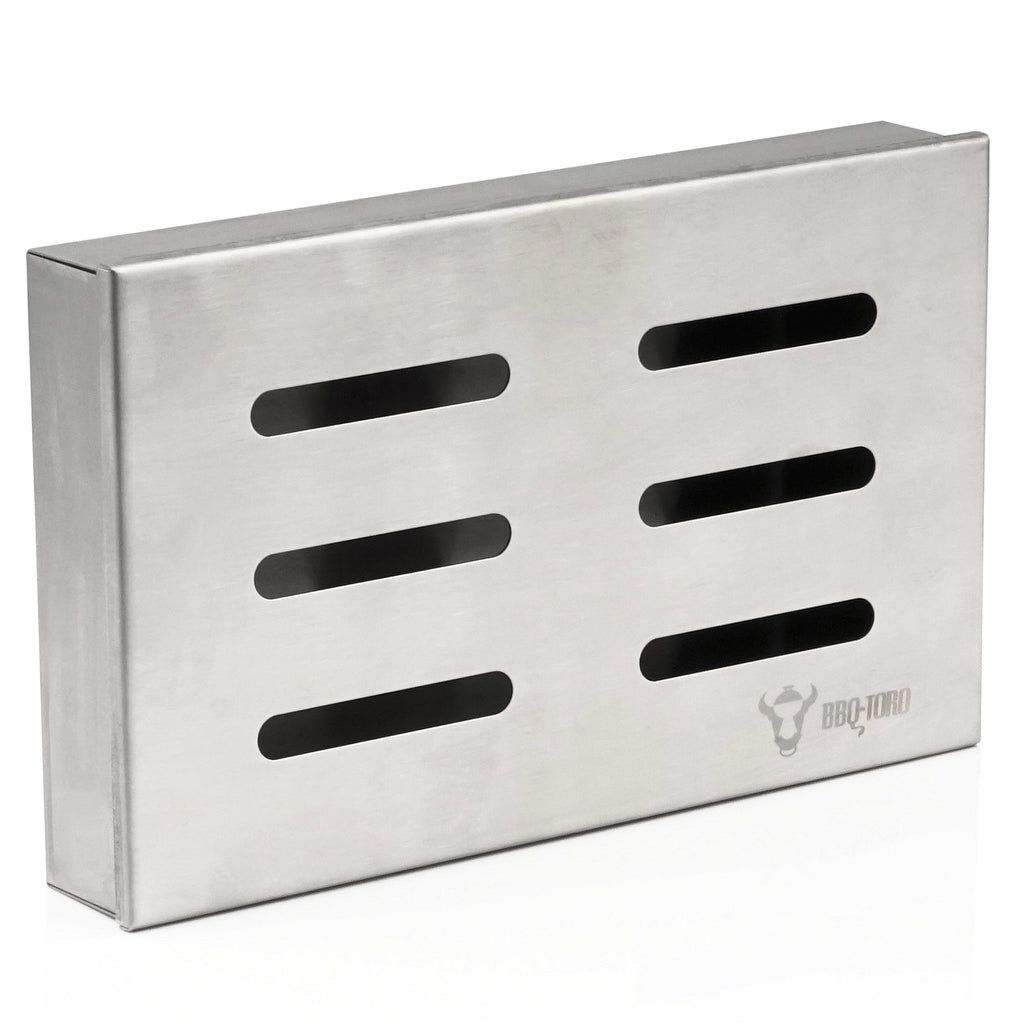 "Cherry" smoker box, for grill, stainless steel