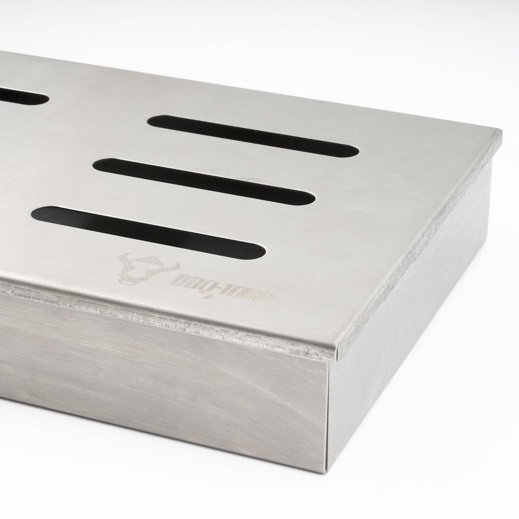 "Cherry" smoker box, for grill, stainless steel