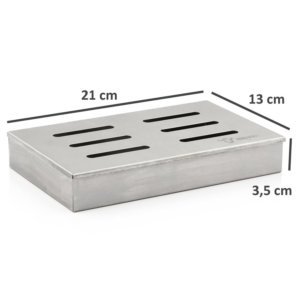 "Cherry" smoker box, for grill, stainless steel