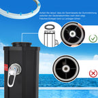 Douche solaire « Mackay », 35 litres, comprenant robinet et douchette pour les pieds
