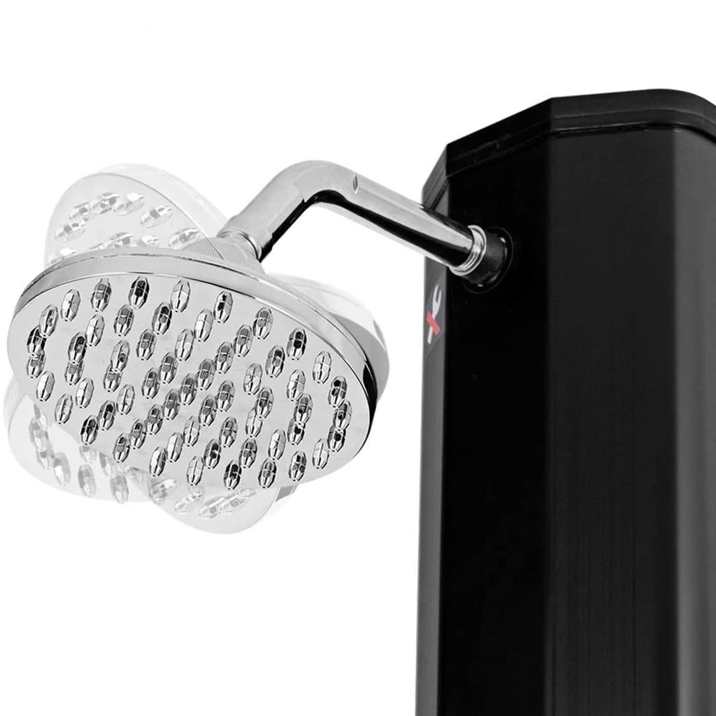 "Mackay" solar shower, 35 liters, including tap and foot shower