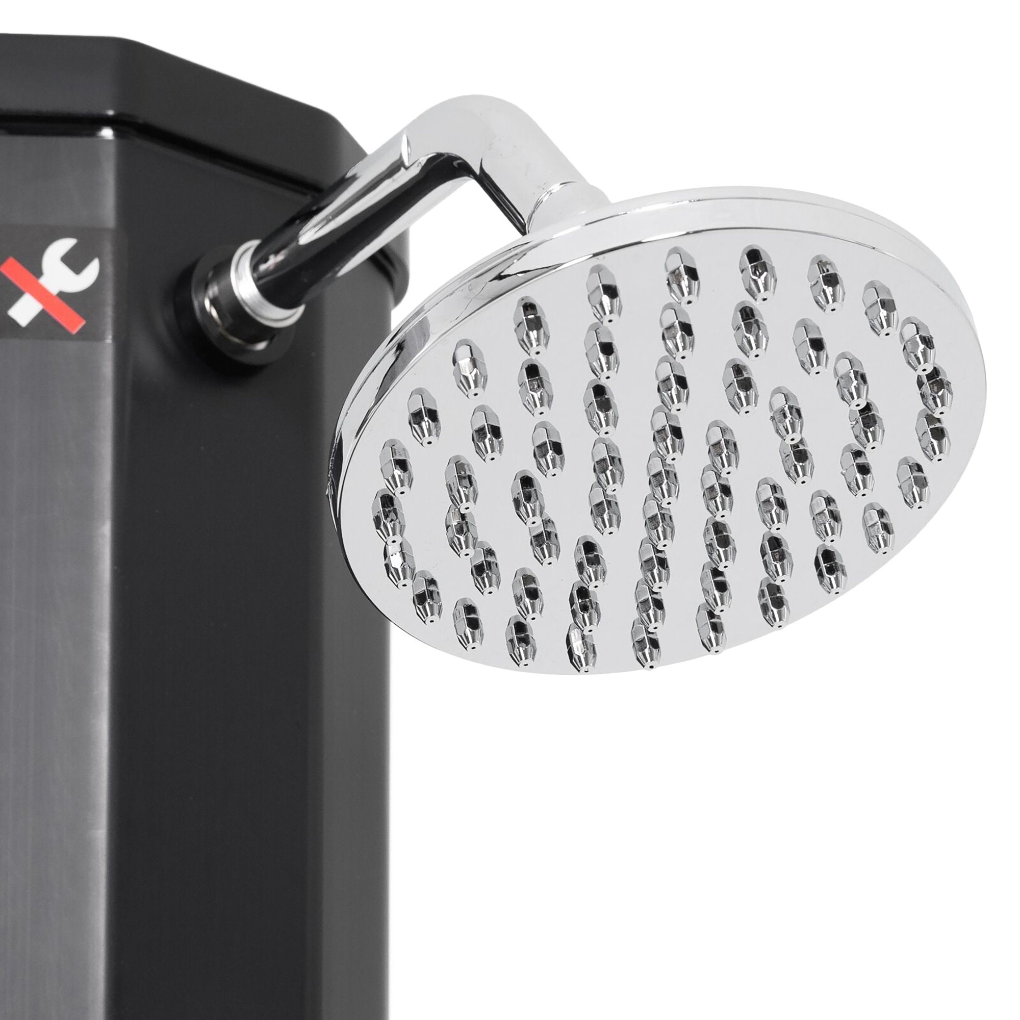 Douche solaire « Taree », 60 litres, comprenant robinet et douchette pour les pieds