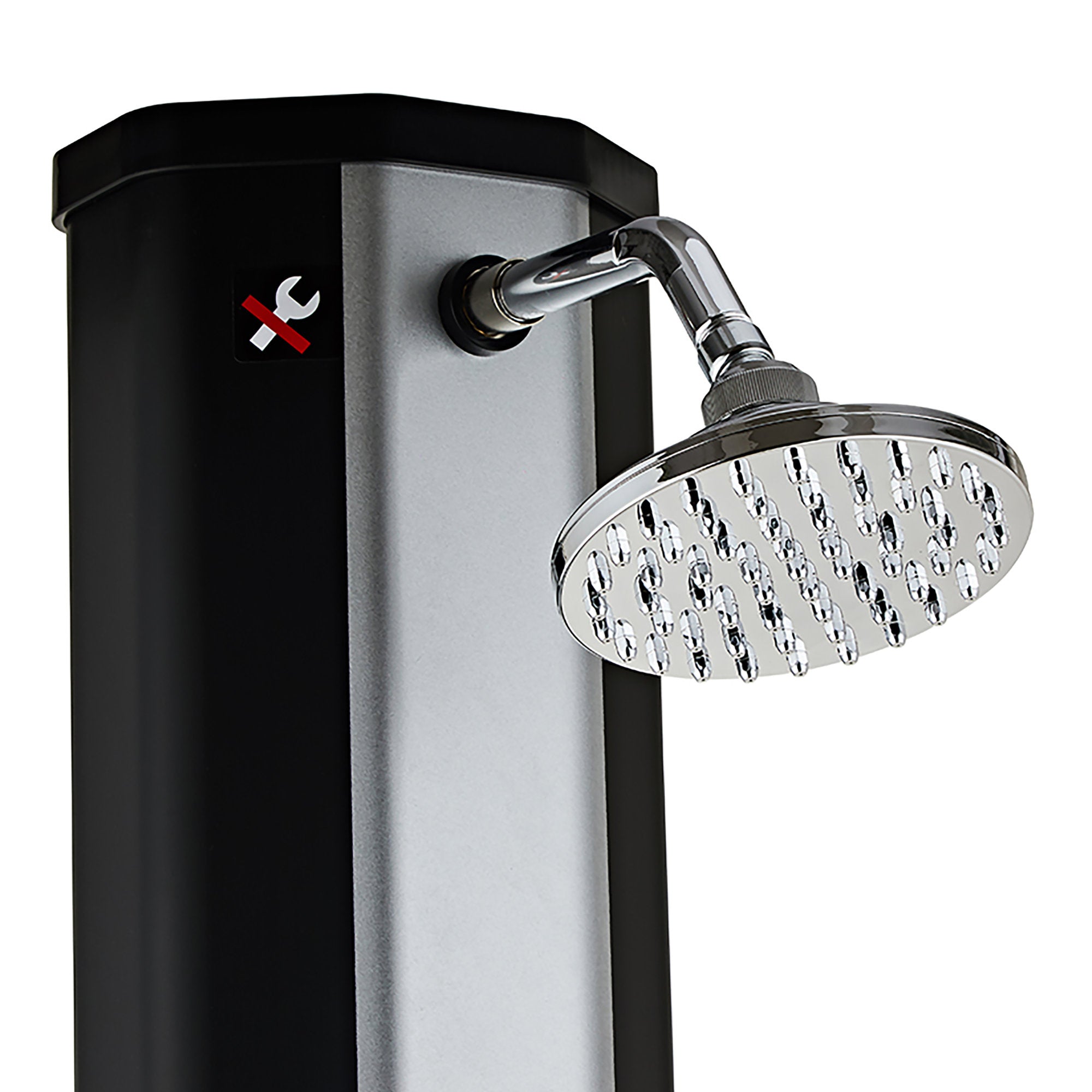 Douche solaire « Taree », 60 litres, comprenant robinet et douchette pour les pieds