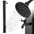 Solardusche "Melton", 60 Liter, inkl. Wasserhahn und Fußdusche