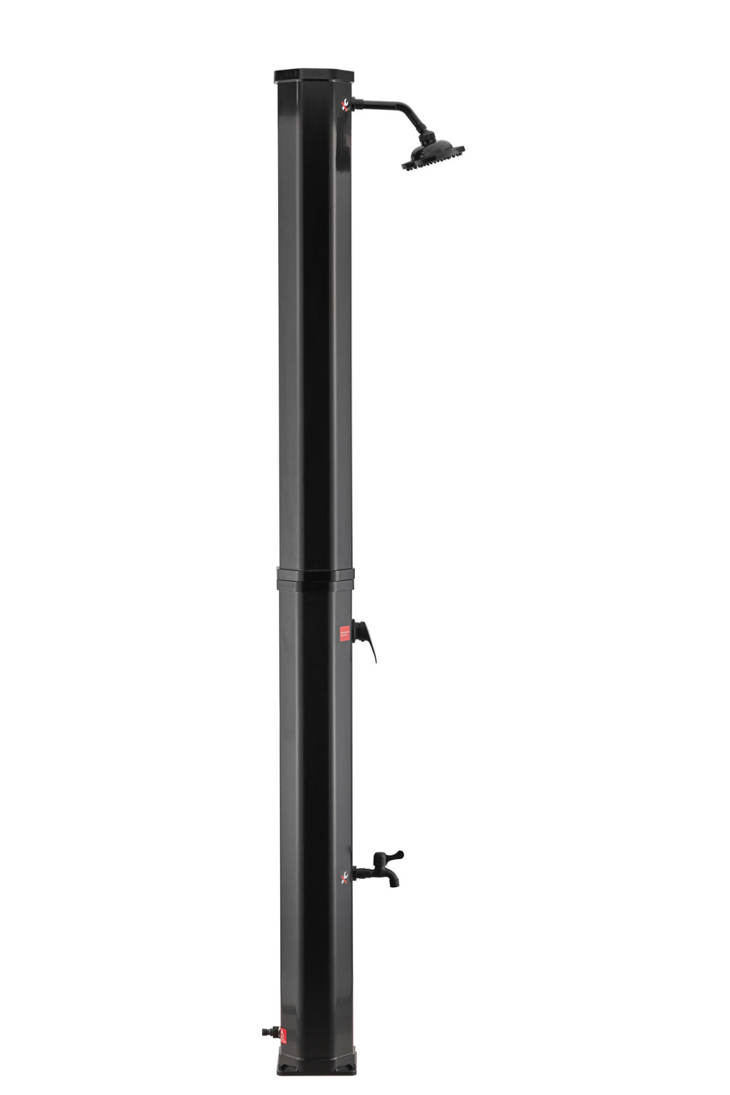 Douche solaire « Melton », 60 litres, comprenant robinet et douchette pour les pieds