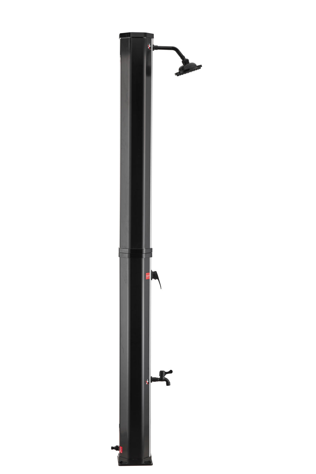Douche solaire « Melton », 60 litres, comprenant robinet et douchette pour les pieds