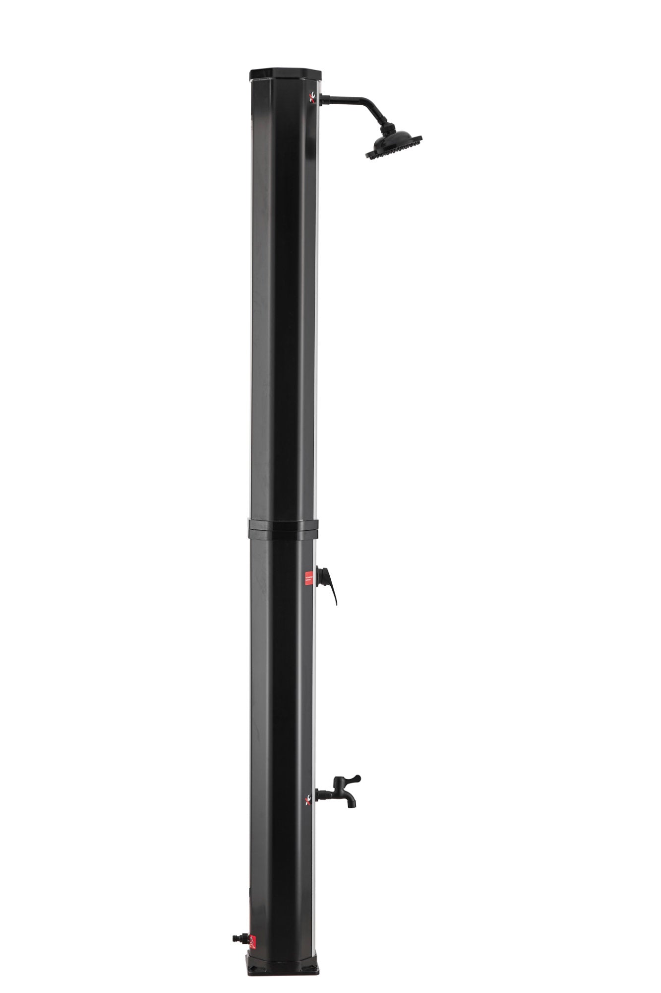 Douche solaire « Melton », 60 litres, comprenant robinet et douchette pour les pieds