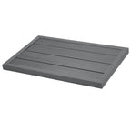 Plaque de base pour douche solaire, 100,5 x 63 cm, grise