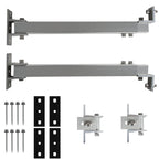 Support de fixation pour panneau solaire, en aluminium, universel, avec angle réglable