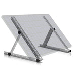 Support de fixation pour panneau solaire, en aluminium, réglable de 0 à 90 degrés, tige de support de 56 cm