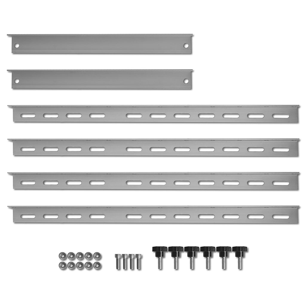 Solar panel mounting bracket, aluminum, adjustable from 0 to 90 degrees, support rod 56 cm