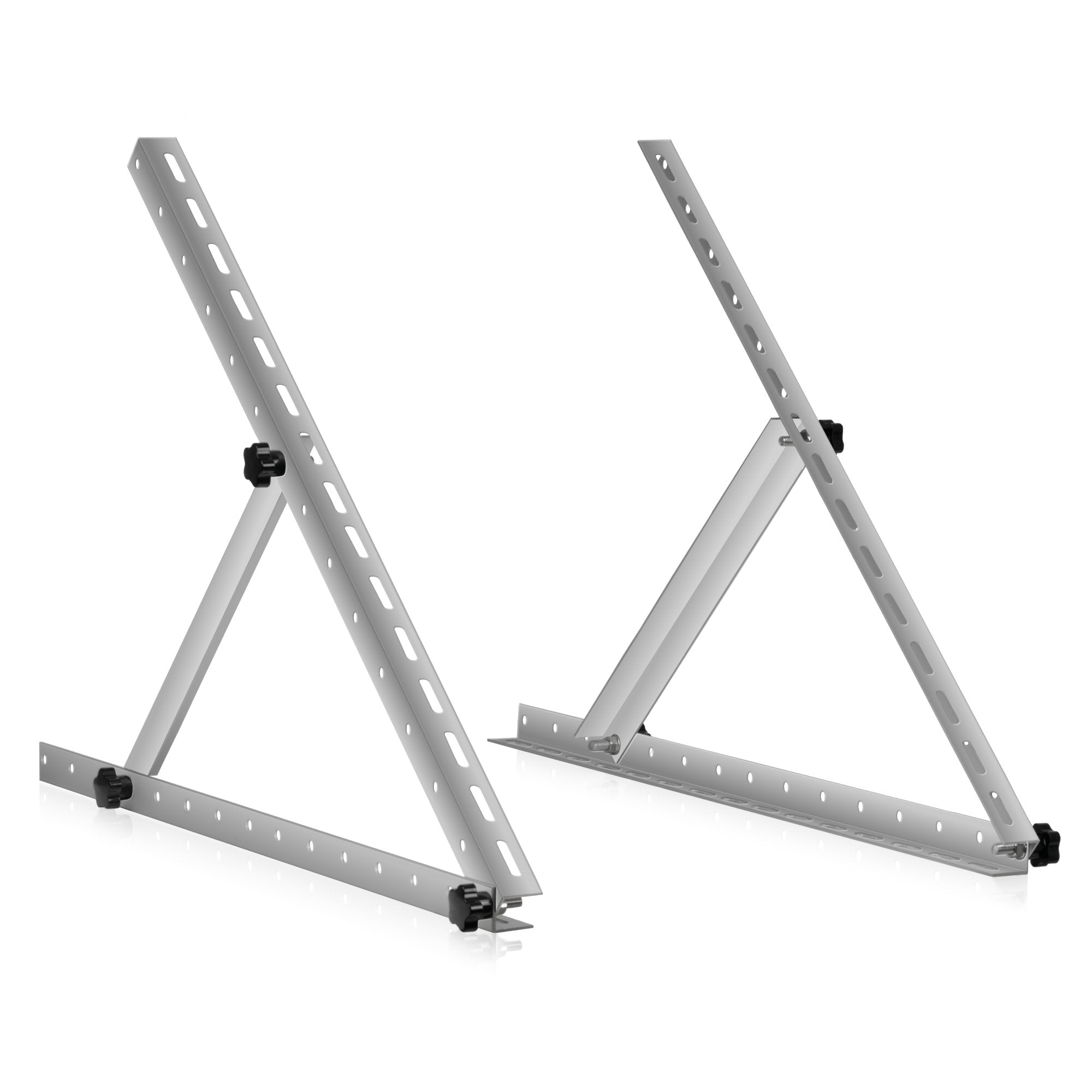 Solar panel mounting bracket, aluminum, adjustable from 0 to 90 degrees, support rod 71 cm