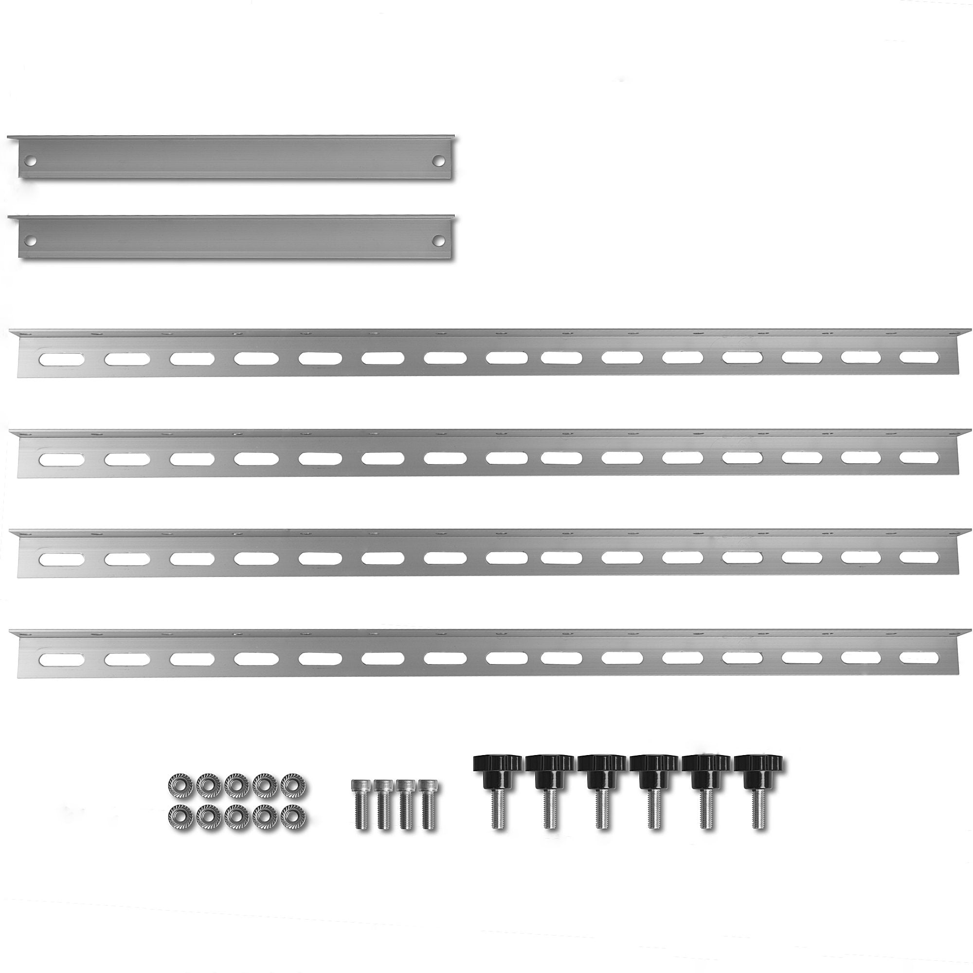 Solar panel mounting bracket, aluminum, adjustable from 0 to 90 degrees, support rod 71 cm