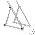 Support de fixation pour panneau solaire, en aluminium, réglable de 0 à 90 degrés, tige de support de 104 cm